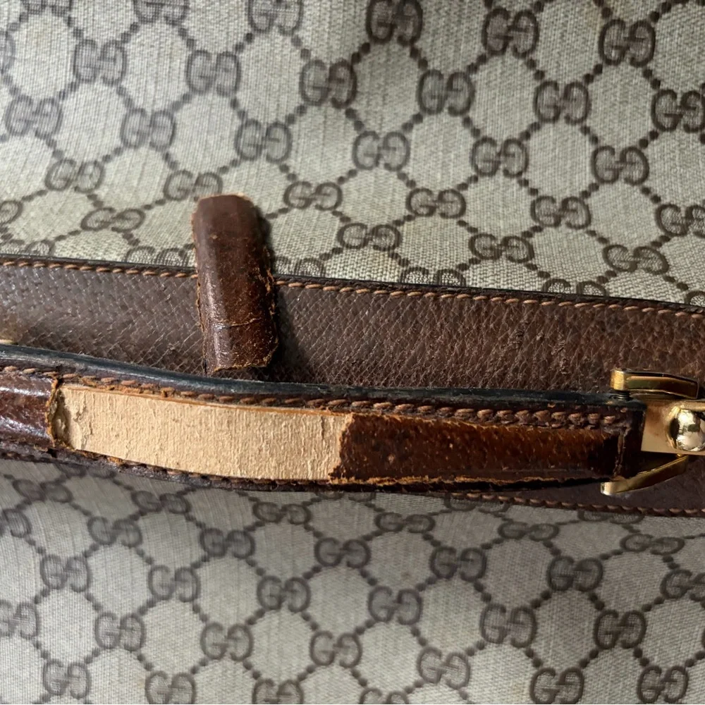 Gucci Brown Patterned Men's Briefcase